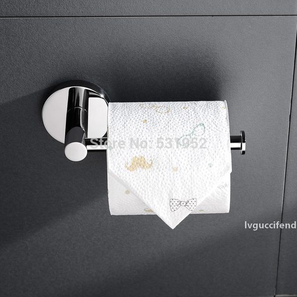 

stainless steel 304 paper holder bathroom kitchen roll paper accessory tissue towel toilet paper rack holders t200425