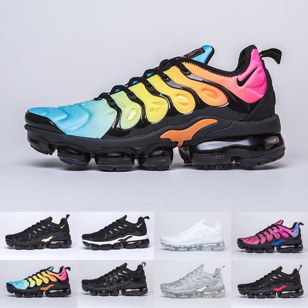 

2020 mens tn plus se running shoes triple black white rainbow hyper blue teal twist scream green men women trainers runner sports sneakers