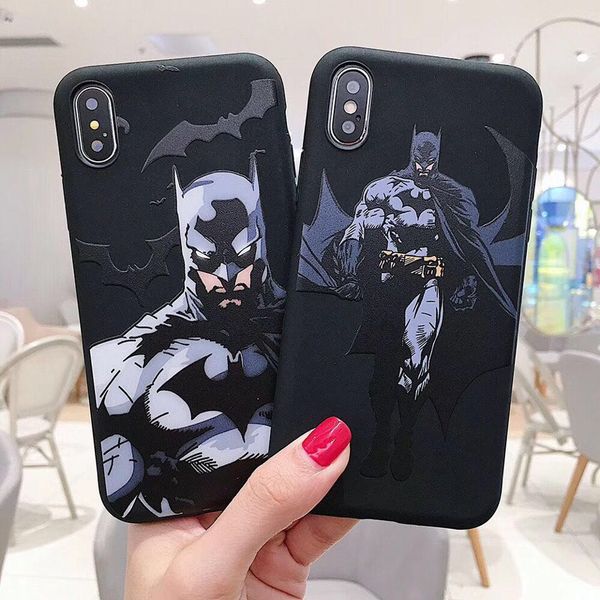 

dc batman телефон чехол для iphone 11 pro xs max xr x 7 8 plus batman
