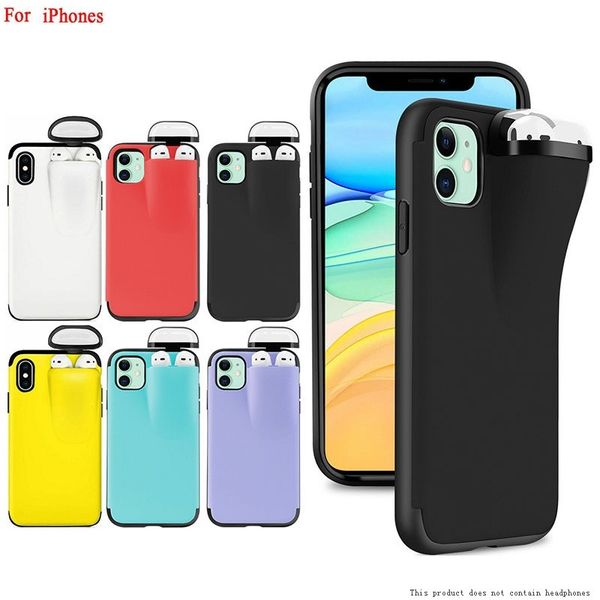 

2020 2 in 1 phone case unified protection case for iphone anti-lost back cover for iphone x xr xs max 7 8 plus