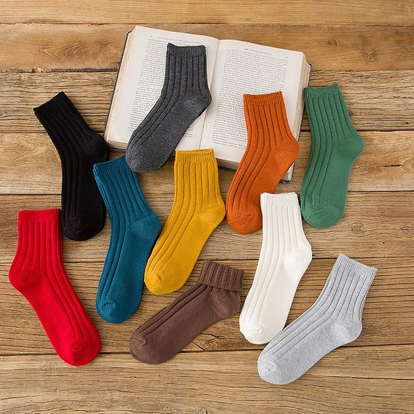 

autumn winter new candy candy-colored bued autumn winter new women cotton candy candy-colored cotton socks bued women socks, Pink;yellow