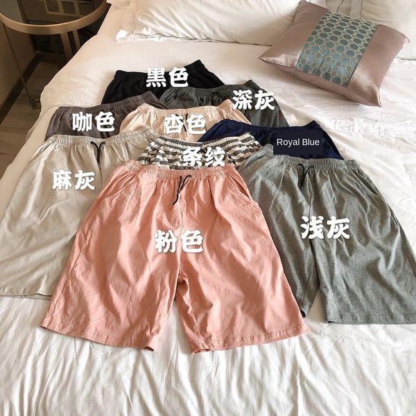 

hs-хлопок шорт домашней одежды набора открытых чистого хлопка шорты пижамы домашняя одежда набор коллекции, Black;brown