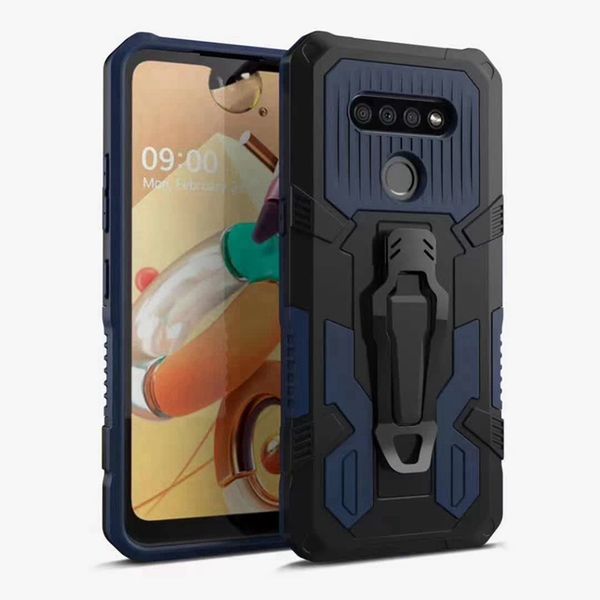 

pc tpu bumper shockproof cases metal belt clip holder stand for iphone 13 12 mini 11 pro max xr xs-max 6 7 8 se samsung galaxy a22 4g a22-5g