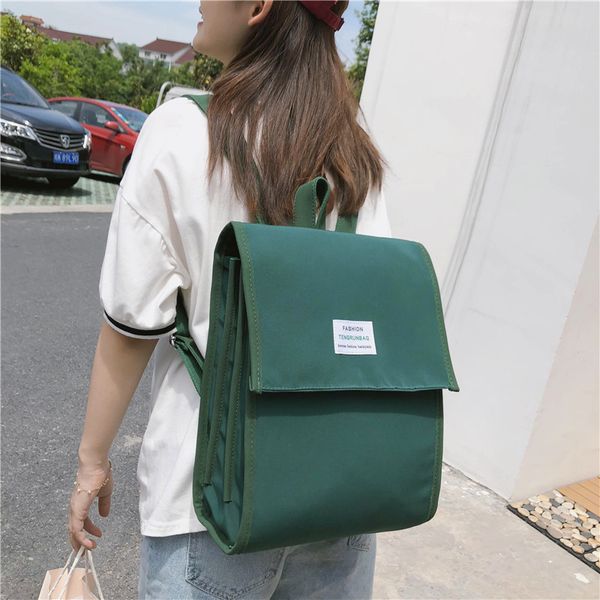 

fashion backpack nylon women shoulder bag waterproof women backpack multiple school bag for teenager girl mochilas female