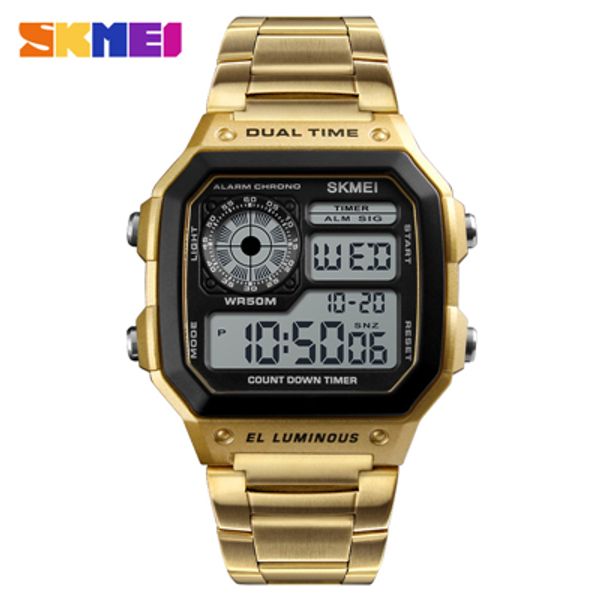 

новые поступления time-limited big sales hot fashion 5 градусов водонепроницаемый skmei335 50 m deep водонепроницаемый dual-time спорт wrist, Slivery;brown