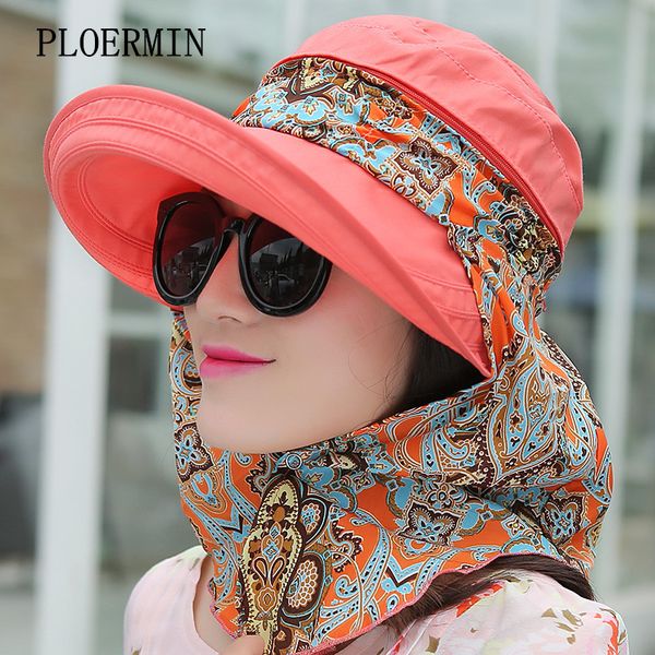 

summer hats for women chapeu feminino new fashion visors cap sun hat collapsible anti-uv hat 9 colors beach cap, Blue;gray