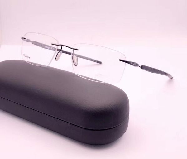 

2020 спорт-brand xo5126 очков без оправы мужского прямоугольных легкого титанового рецепта дизайнер очки очки полного набор случай