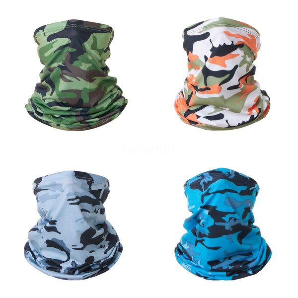 

ijuww seamless bandana face fishing mask headband visor neckwarmer bandana shield outdoor cycling mask riding camouflage cycling scarfs#645, Black