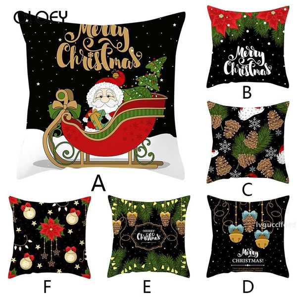

pillow case christmas pillow case decoration sofa waist throw home l car decorative
