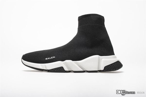 

2020 аутентичных тройной speed ​​runner stretch mesh high-top sneaker париж knit носок обувь мужских кроссовки платформа дорогой спортивный