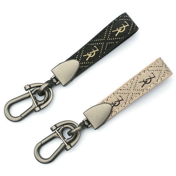 

mens and womens gift high-grade real leather key chain design three colors car keychain for sale, Silver