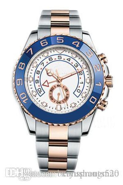 

b13 designer watches yacht master movement watches stainless steel watchband, m116689-0002, white bottom, stainless steel dial, Slivery;brown