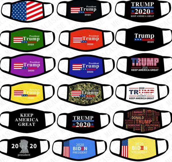 

letters fashion face mask president 2020 trump joe biden print mask washable dustproof masks sports mouth-muffle breathable mask d8301, Blue