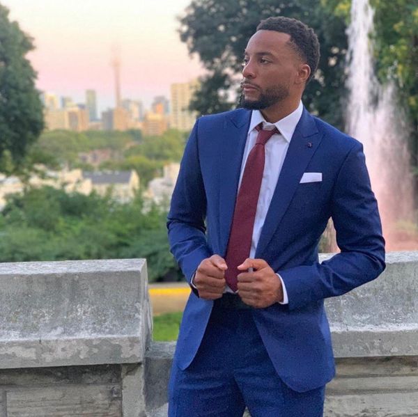 

fashion blue groom tuxedos peak lapel slim fit groomsmen wedding tuxedos men formal blazer prom jacket suit(jacket+pants+tie) 660, Black;gray