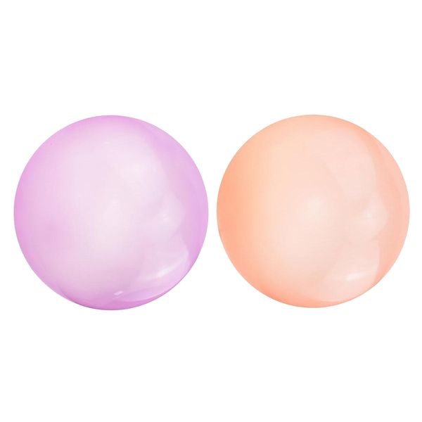 

2x inflatable bubble ball bubble balloon outdoor party orange + purple s