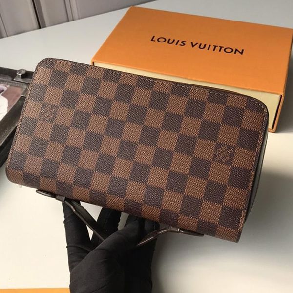 

mens wallet purses classic type handbags purses money coin pocket long leather wallets luxury designer zipper men purse