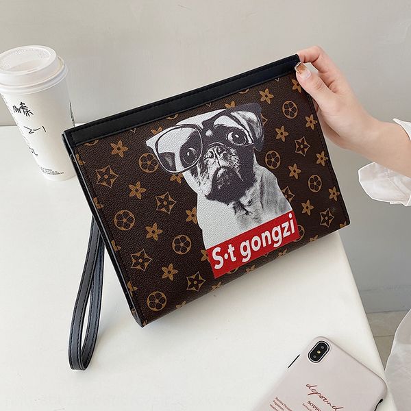 

social young man printed envelope bag men's and women's universal handbag large capacity leisure handbag