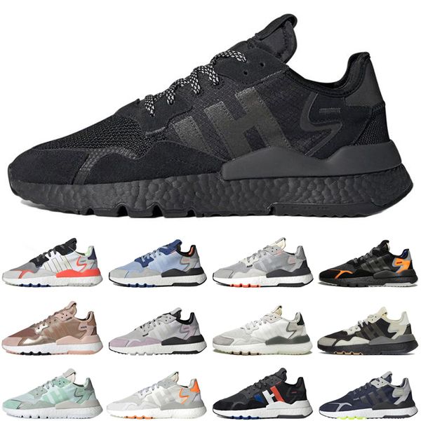 

nite jogger men women running shoes triple black white joggers outdoor mens womens trainers sports sneakers runners size 36-45