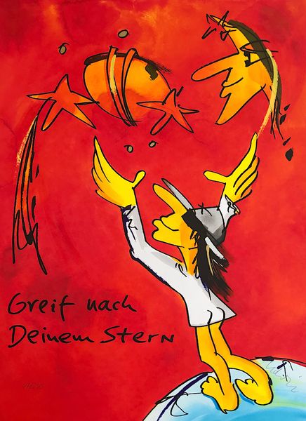 

udo lindenberg greif nach deinem stern home decor handpainted &hd print oil painting on canvas wall art canvas pictures 200723