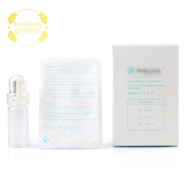 

pore tightening 64 needles hydation roller skin texture skining lifting whitening titanium acne por reduce device