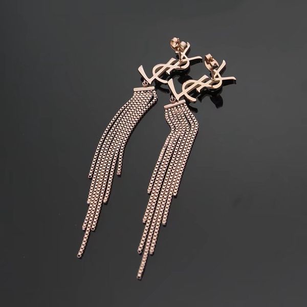 

316l titanium steel stud designer earring 925 sterling silver jewelry women charm love earrings designer jewelry wholesale designer jewelry, Golden;silver
