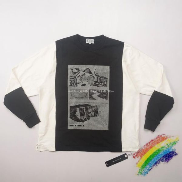 

reflective long sleeve t shirt men women 1 t-shirt tees, Black