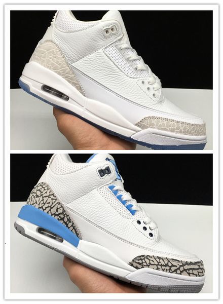 

wholesale new pure white unc blue men basketball shoes sneakers sports outdoor trainers fashion size 8-13