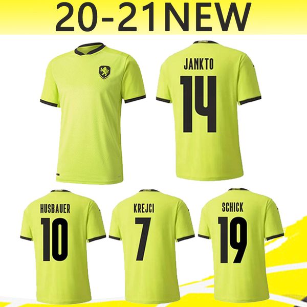 

20 21 czech republic soccer jersey man football shirts, Black;yellow