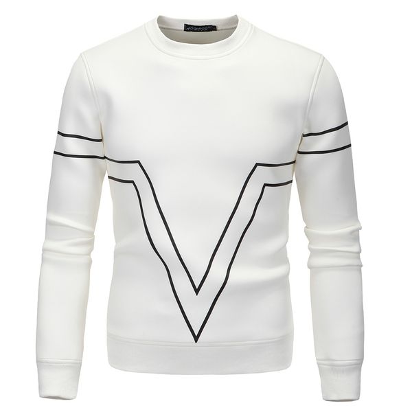 

mens hoodies 2020 new arrival fashion casual long sleeves o-neck sweatshirts black white red