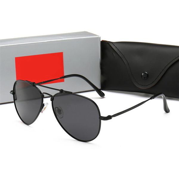 

goggle mirror sunglasses driving sunglasses for men woman adumbral glasses uv400 p0120 6 color highly quality with box, Blue;gray