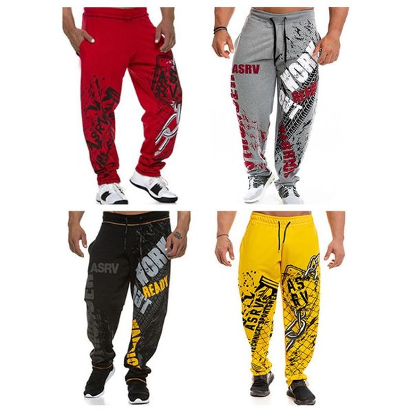 

бег брюки спорт для мужчин поножи sweatpants gym фитнес спорт тренировочные брюки бег гарем длинные брюки тренировки одежды, Black;blue