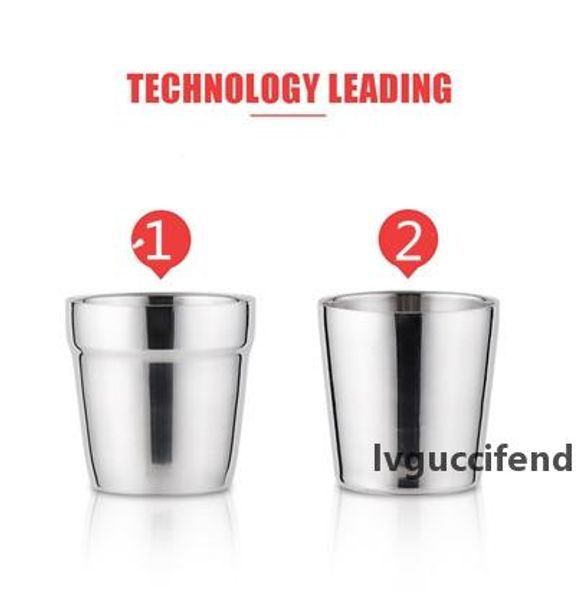 

6 ounce 304 stainless steel double wall tumblers coffee milk water cups kids mug multi-purpose stainless steel colorcup