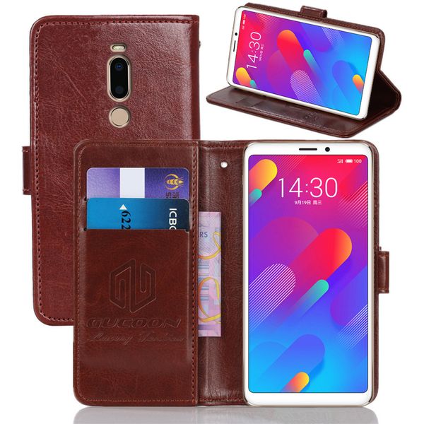 

gucoon classic wallet case for meizu v8 x8 m8 v8 pro cover pu leather vintage flip cases for for meizu 16 16x fashion phone bag