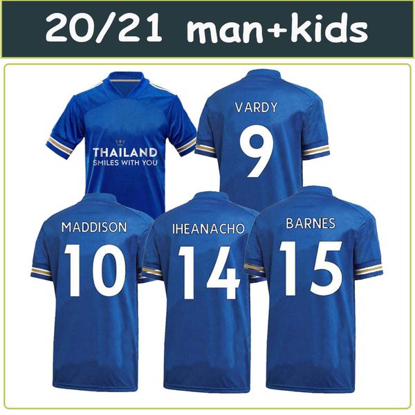 

футбол джерси leicester 20 21 футбола рубашки город 2020 2021 vardy tielemans camiseta де fútbol ndidi мэддисон ayoze майо-де-футовые дети к, Black;yellow