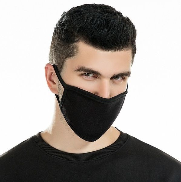 

dustproof mask black cotton face mask anti pm2.5 reusablerespirator mask