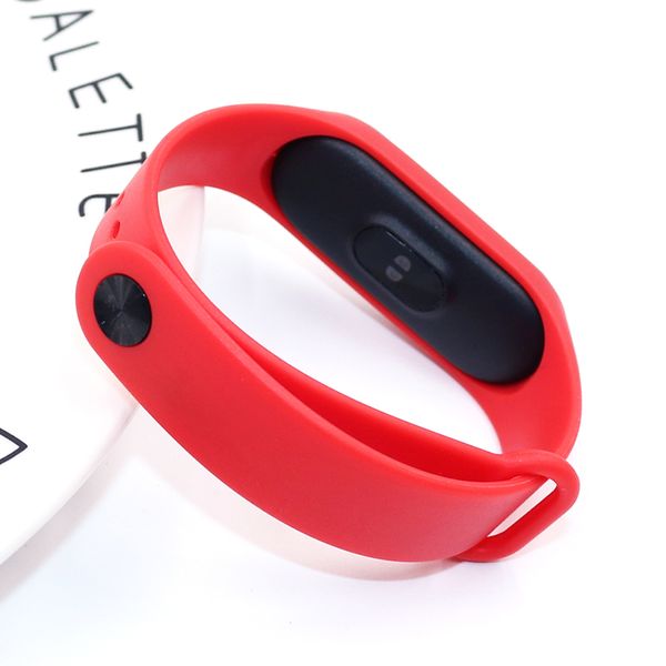 M4 Sports Fitness Inteligente Relógios Vermelho Azul Branco Pulseira Impermeável Pulseiras Pressão Sanguínea Tracker Universal para iOS Android Telefones