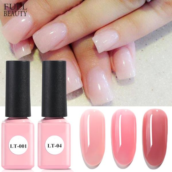 

6ml summer nude nail gel polish pink coffee varnish soak off lacquer semi permanent primer nail art varnish chlt01-06-1, Red;pink