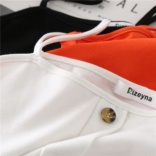 

lyn7o женщины рукавов камзол 2020 рукава нового корейского стиль пригонка сплошного цвета все-матчевая кнопка для женщин жилета vestcamisole, Camo