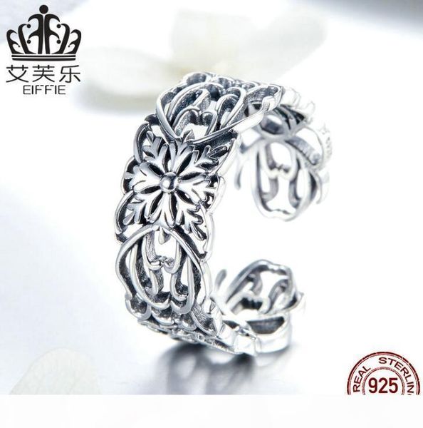 

e s925 fashion open ring women simple personality engagement wedding rings lovers sterling silver ring party christmas gift 2020 fine j