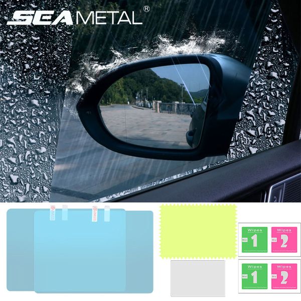 

anti-fog car rearview mirror waterproof film car windshield protective film window clear rainproof rear view mirror cleaning