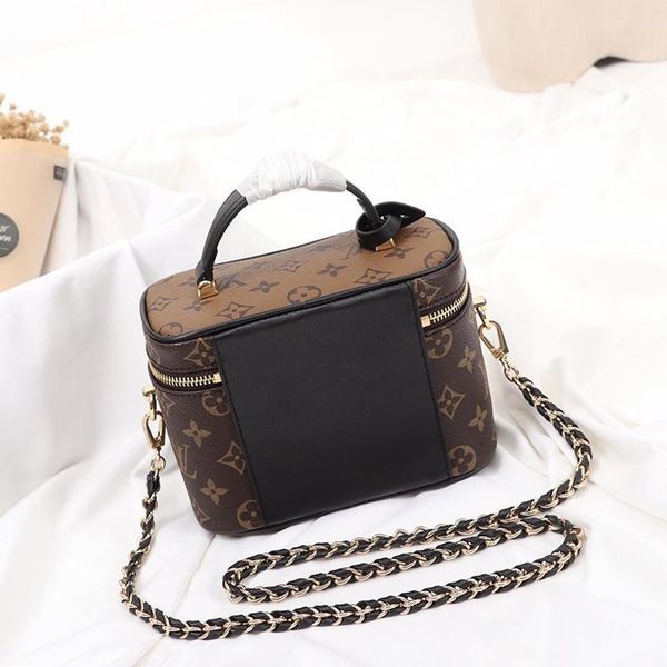 

new new leather handbag for women girl messenger bags with origin box fashion female shoulder bags ladies party handbags bolsos de mujer buc