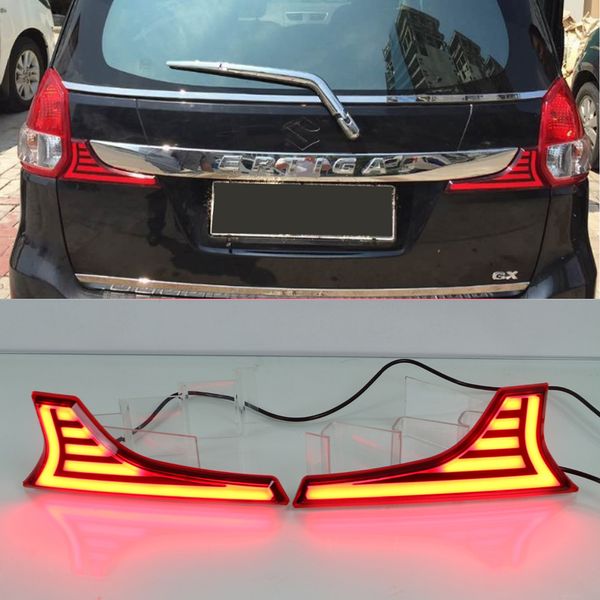 1 conjunto carro LED traseiro Refletor de bumper luz para suzuki ertiga 2012 2013 2014 2015 2016 2017 luz freio luz para scross vitara 2015 2016 sx4