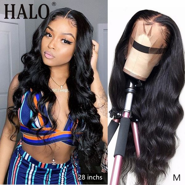 

lace frontal human hair wig body wave 13x4 lace front wig full wavy 26 inchs water wave wigs for black women, Black;brown