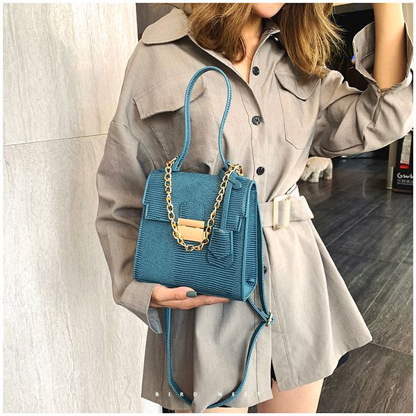 

мода аллигатор большой ручки сумки женщины дизайнерская цепи плеча сумки роскошные pu кожи крокодила crossbody сумка малый закрылков