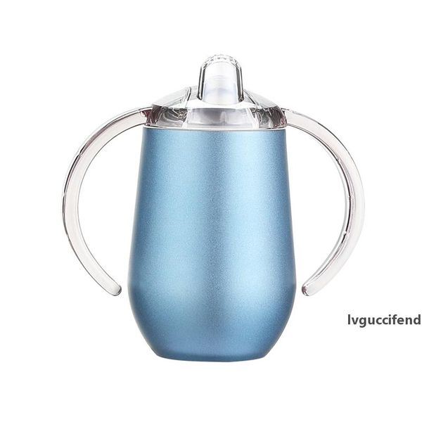 

10oz stainless steel sippy cup 12colors double wall vacuum insulated flask stainless steel tumblers wine coffee beer tumber mugs in stocka07