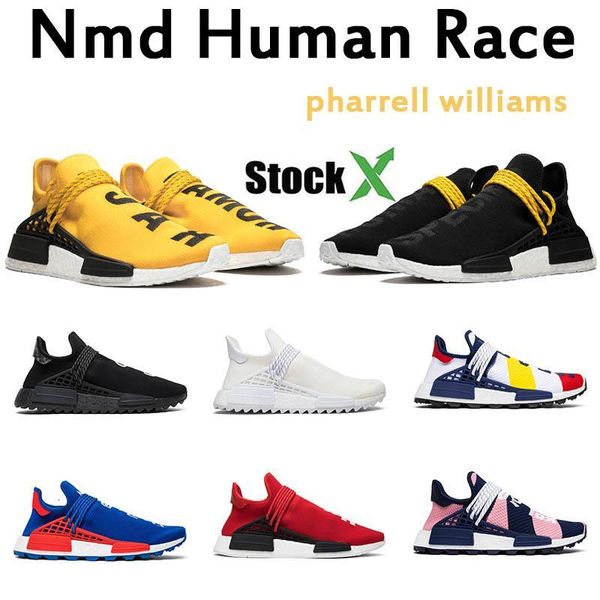 

2020 36 48 nmd human race mens running pharrell williams heart mind sample yellow core nerd black sport designer shoes women sneakers
