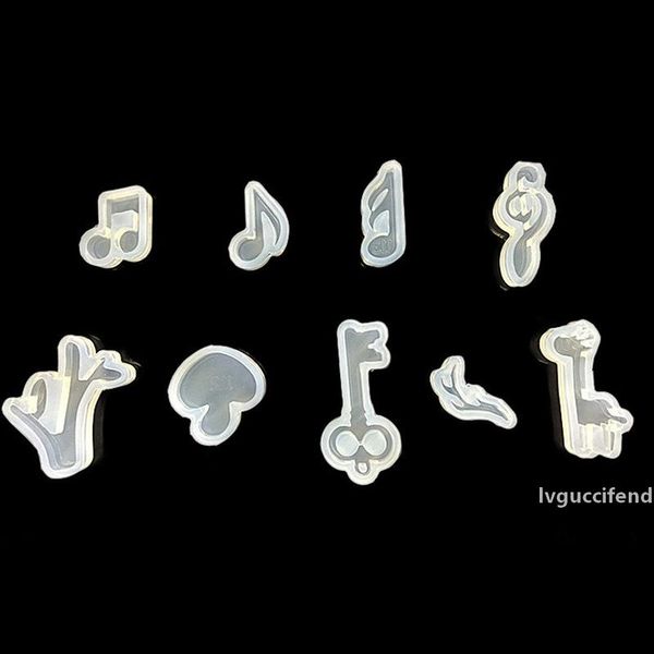 

reusable musical note molds diy jewelry silicone mold animal jewelry making diy handmade music note cute mushroom fondant mold bh3174 tqq