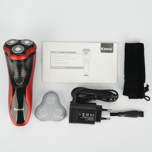

2016 kemei 9013 электробритва km 9013 cordless electric 4d floating бритва водонепроницаемый аккумуляторная beard trimmer threehead роторный