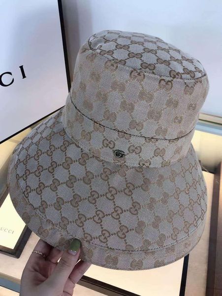 

the latest r fashion bucket cap for mens womens classic foldable caps outdoor sports sunscreen fisherman hat ax055, Blue;gray