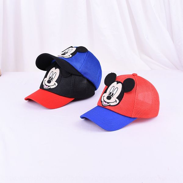 

new children's sun sun hat cartoonfull net hat summer baby outdoor travel cute color matching sunshade cap, Blue;gray
